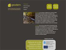 Tablet Screenshot of geodem.es